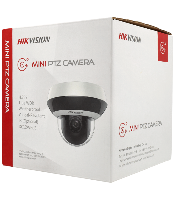 HIKVISION PRO ptz ip camera of 4 megapixels and optical zoom lens