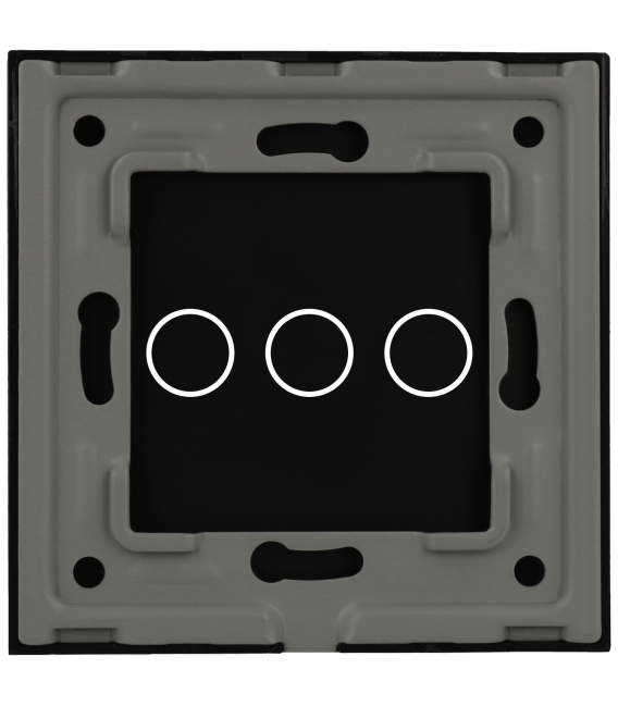  panel de interruptor simple con 3 botones