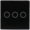 A-SMARTHOME panel de interruptor simple con 3 botones