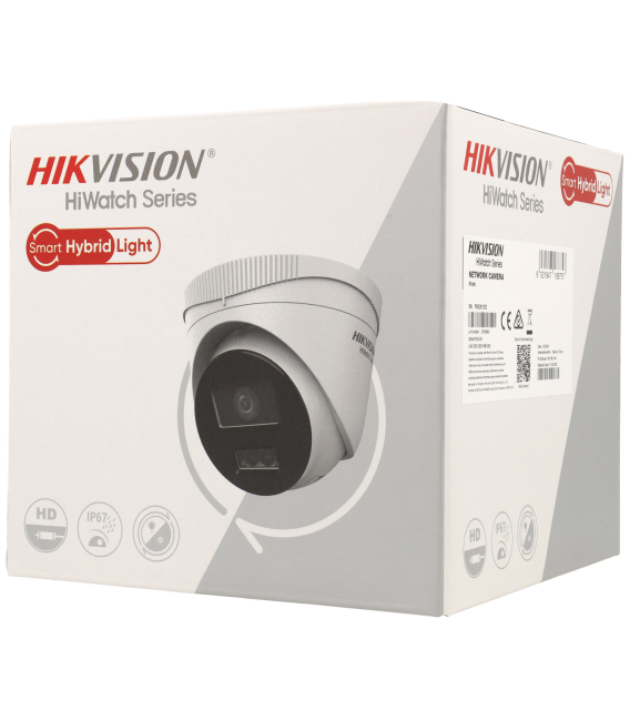 HIKVISION minidome ip camera of 8 megapíxeles and fix lens