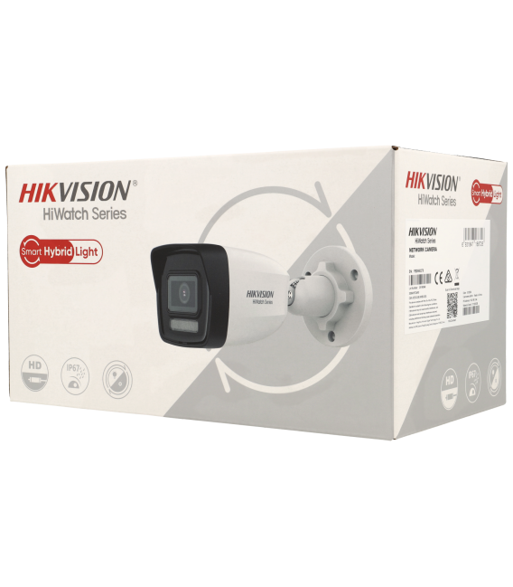 HIKVISION bullet ip camera of 8 megapíxeles and fix lens