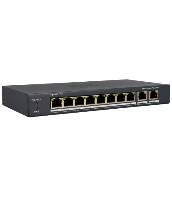 HIKVISION PRO 10 ports cloud switch with 8 PoE ports