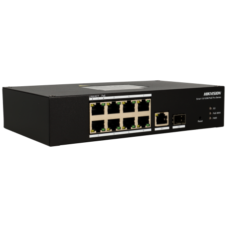 HIKVISION PRO 10 ports cloud switch with 8 PoE ports