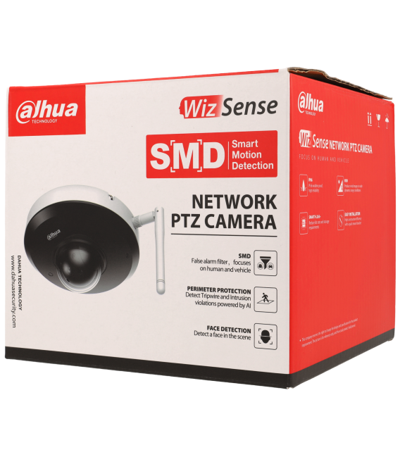 DAHUA ptz ip camera of 4 megapixels and optical zoom lens