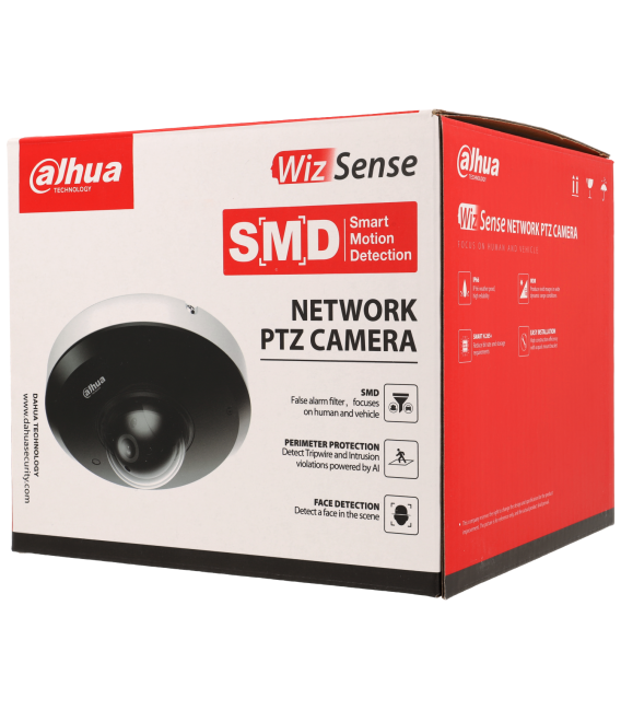 DAHUA ptz ip camera of 4 megapixels and optical zoom lens