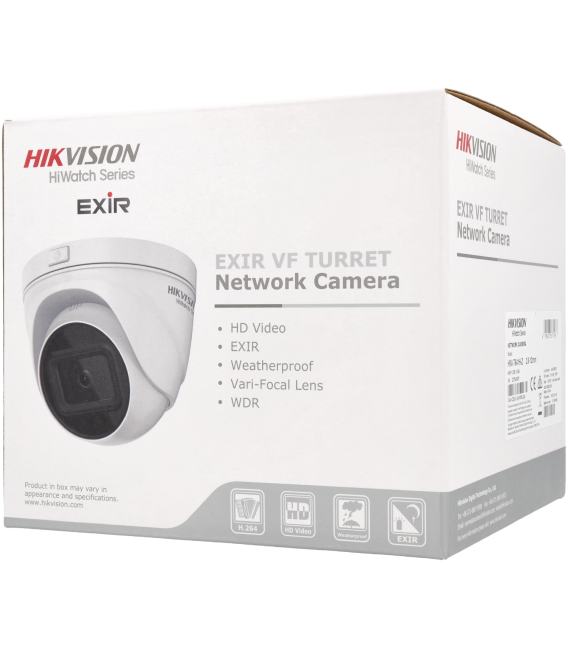 HIKVISION minidome ip camera of 2 megapixels and optical zoom lens