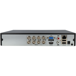 HIKVISION 5 in 1 (hd-cvi, hd-tvi, ahd, analog and ip) recorder of 8 channel and 1 mpx maximum resolution