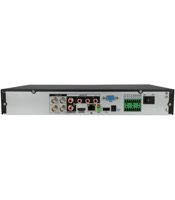 DAHUA 5 in 1 (hd-cvi, hd-tvi, ahd, analog and ip) recorder of 4 channel and 2 mpx maximum resolution