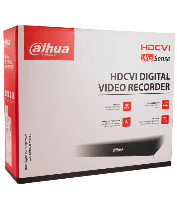 DAHUA 5 in 1 (hd-cvi, hd-tvi, ahd, analog and ip) recorder of 16 channel and 2 mpx maximum resolution
