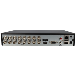 HIKVISION 5 in 1 (hd-cvi, hd-tvi, ahd, analog and ip) recorder of 16 channel and 2 mpx maximum resolution